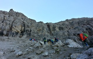 Zweiter Tag: Klettereinlagen